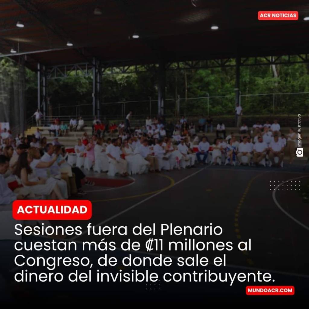 Sesiones fuera del plenario cuestan más de 11&nbsp;millones